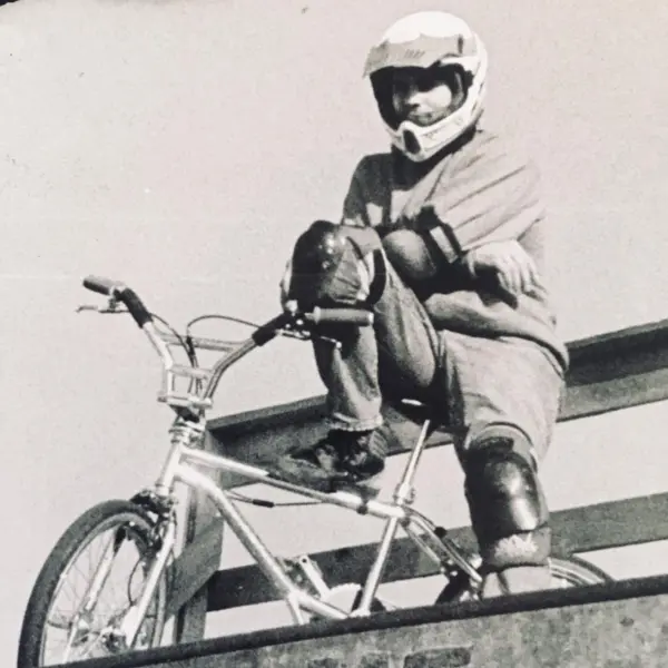 Thomas Stellwag bereit für den Kampf in Trier, 1991