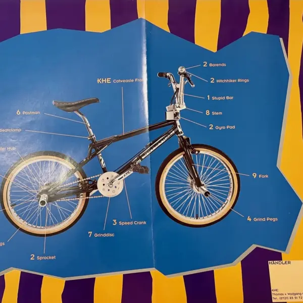 Schon fast komplett: Das KHE-Rad von 1993