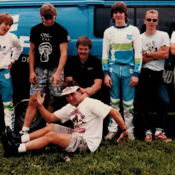 Bernd Schneider on Tour mit Team Haro