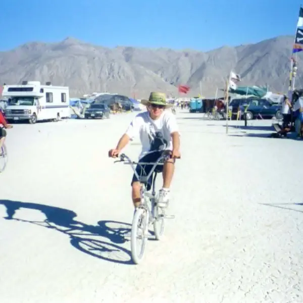 Bernd Schneider beim Burning Man Festival