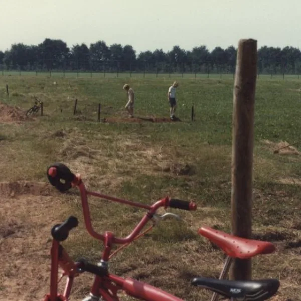 Bahnbau in Bremen-Grohn, 1979