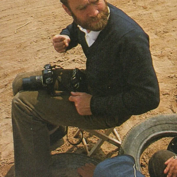 Ekkehardt als Fotograf für BMX-Speed an der Strecke