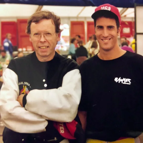 Dieter mit Jeff DeVido, dem Inhaber von MCS