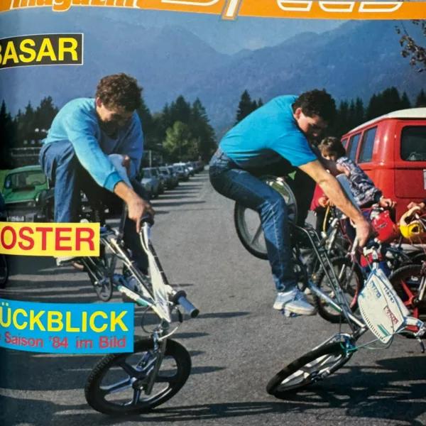 Mit Hall of Famer Patrick auf dem Speed Cover, 1984