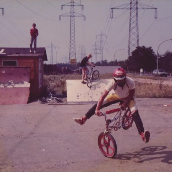 Auf dem Plaza Anfang der 80er