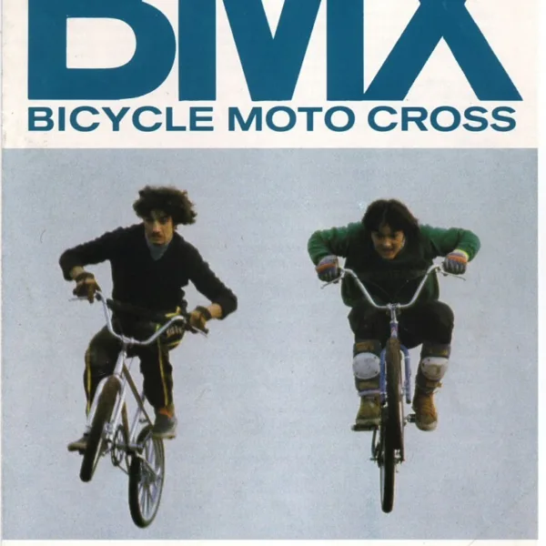 Blue Diamond Mitarbeiter auf dem ersten Schauff BMX Plakat