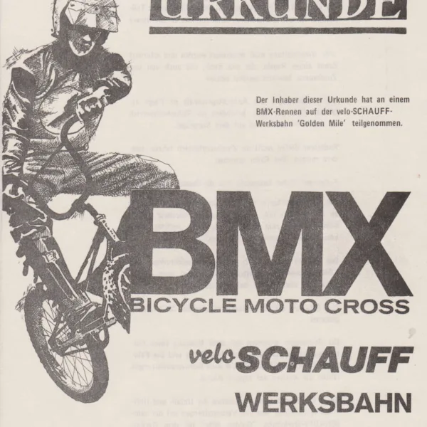 Urkunde von 1982