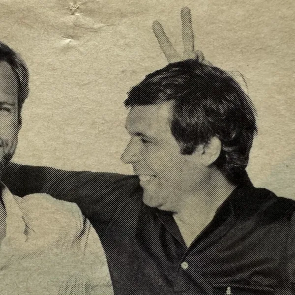 Hartwig (r) mit "The flying Dutchman" Pierre Karsmarkers