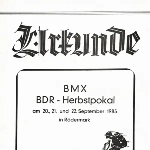 Urkunde aus Rödermark 1985
