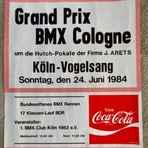Grand Prix BMX Cologne in Köln-Vogelsang 1984