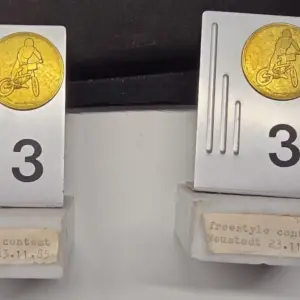 Pokale vom Freestyle Contest in Neustadt a. Rbg. 1985