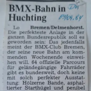Zeitungsartikel, 5.4.1984