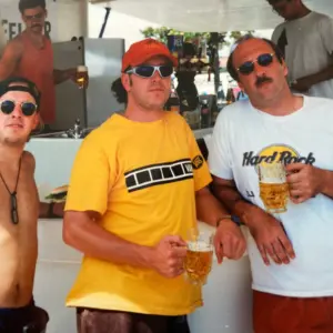 Franz Swinkels, Alex Reinke und Detlef Richter in Beerfelden 1993