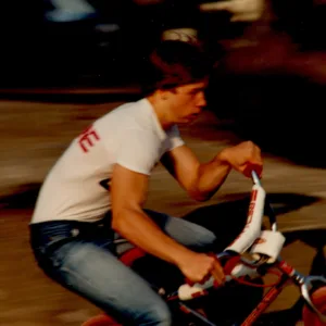 Auf der BMX-Bahn in Magstadt 1983