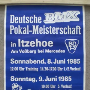 Poster zur DM in Itzehoe 1985