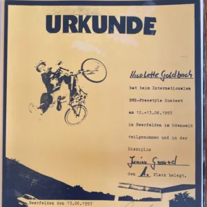 Urkunde aus Beerfelden 1993