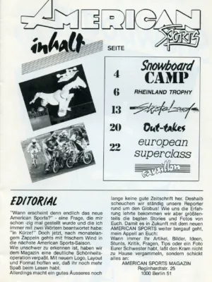 American Sports 1/1986 Seite 3