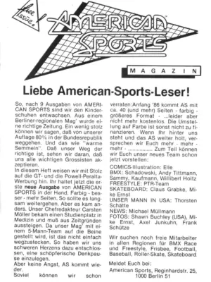 American Sports 9/1985 Seite 3