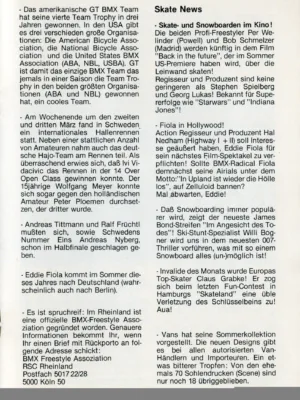 Aus American Sports 3/1985 - Seite 18