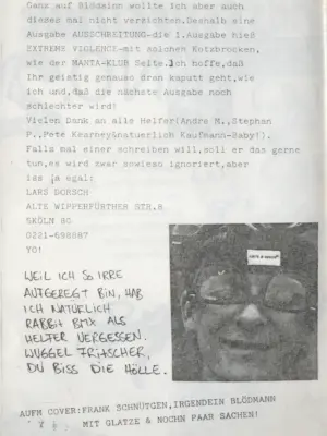 Ausschreitung No. 2 Seite 2