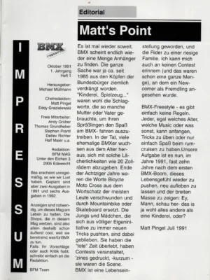 BMX Freestyle 1/1991 Seite 3