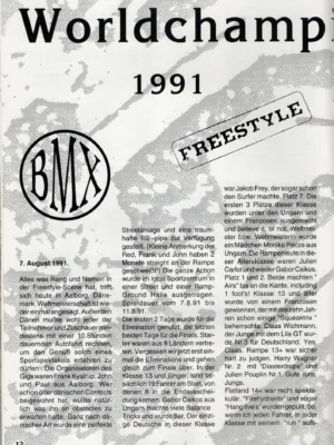 BMX Freestyle 1/1991 Seite 12