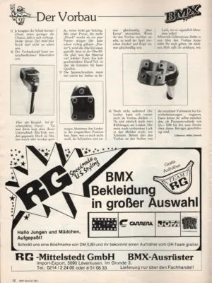 BMX Special 1/1983 Seite 12