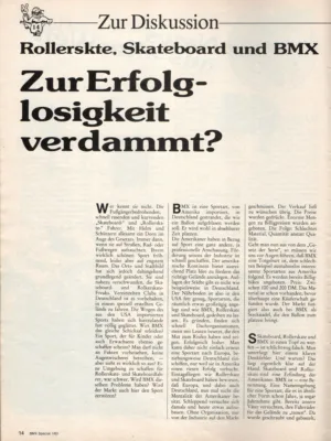 BMX Special 1/1983 Seite 14