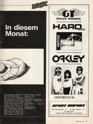 BMX Special 1/1983 Seite 43