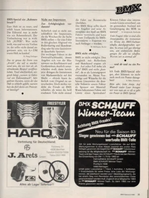 BMX Special 3/1983 Seite 35