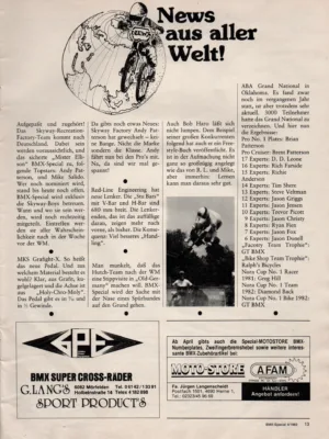 BMX Special 5/1983 Seite 13