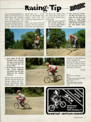 Aus BMX Special 8/1983 - Seite 5