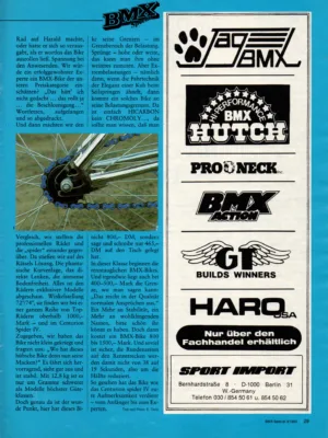 BMX Special 8/1983 Seite 29