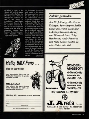 BMX Special 8/1983 Seite 35