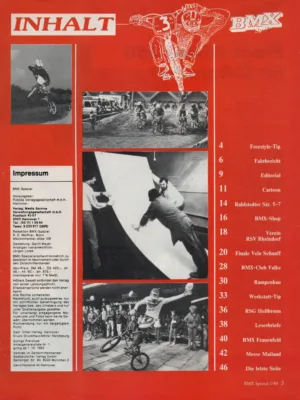 BMX Special 1/1984 Seite 3