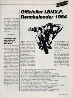BMX Special 1/1984 Seite 13