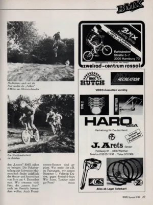 BMX Special 1/1984 Seite 29
