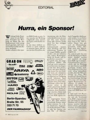 BMX Special 2/1984 Seite 8