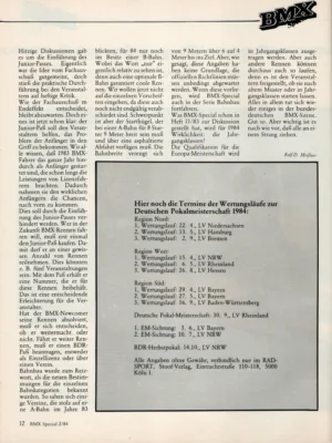 BMX Special 2/1984 Seite 12