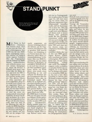 BMX Special 2/1984 Seite 40