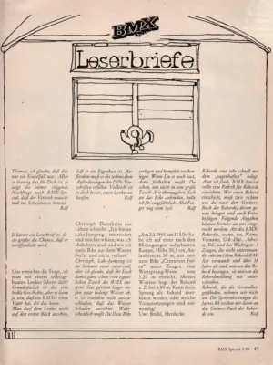 BMX Special 3/1984 Seite 45