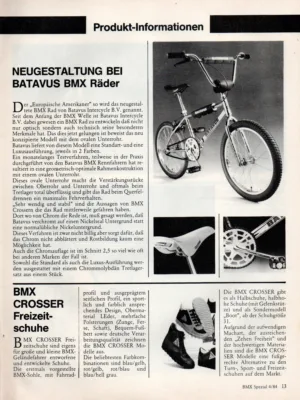 BMX Special 4/1984 Seite 13