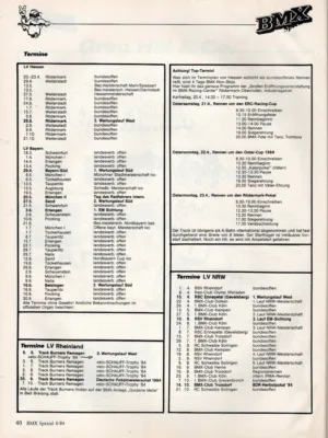 BMX Special 4/1984 Seite 40
