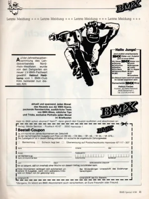 BMX Special 4/1984 Seite 41