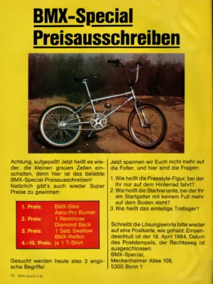 BMX Special 4/1984 Seite 52