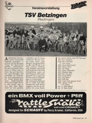 BMX Special 5/1984 Seite 47