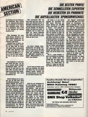 BMX Sport 4/1986 Seite 20