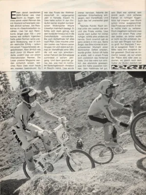 Aus BMX Sport 5/1986 - Seite 48