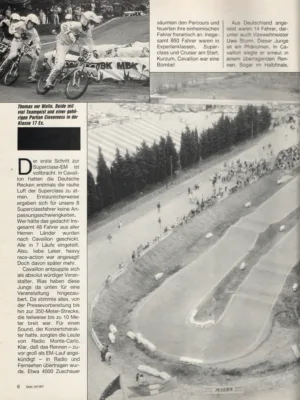 BMX Sport 6/1986 Seite 6