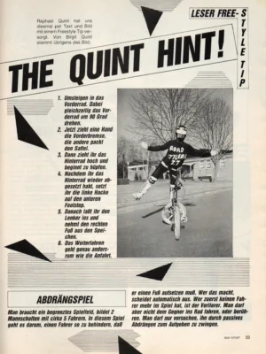 BMX Sport 6/1986 Seite 33